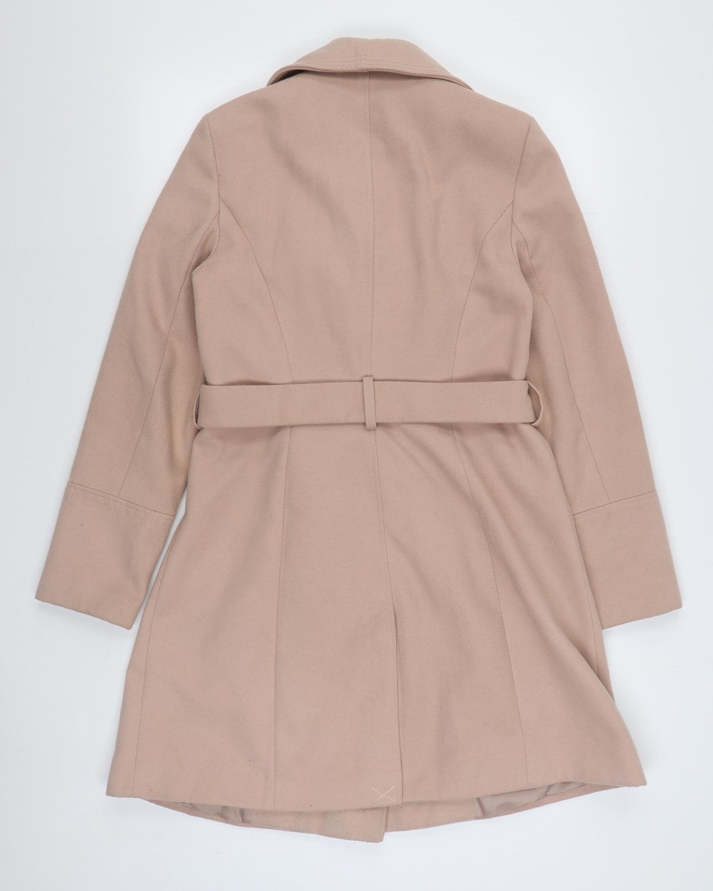 F&F Womens Pink   Overcoat Coat Size 8  Tie