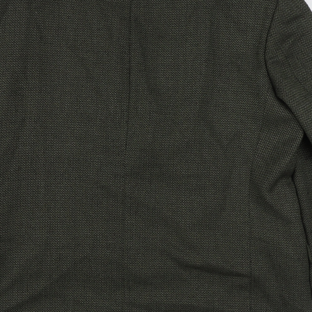 St Michael Mens Green  Wool Jacket Suit Jacket Size 46
