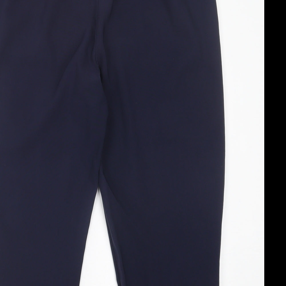 Millers Womens Blue  Polyester Cropped Trousers Size 14 L22 in Regular