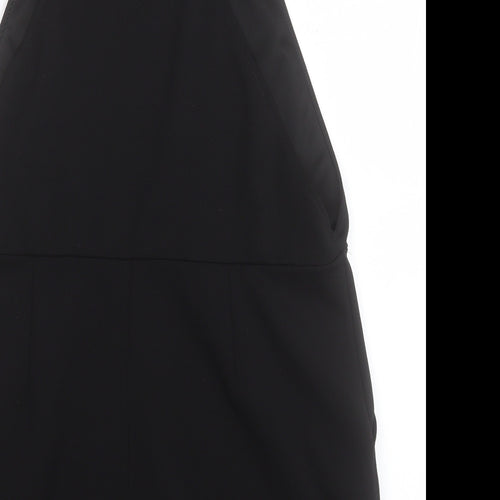 New Look Womens Black  Polyester A-Line  Size 14  Square Neck Pullover