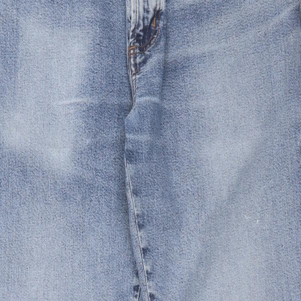 GANT Mens Blue  Cotton Straight Jeans Size 35 in L32 in Regular Button