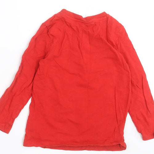 F&F Boys Red  Cotton Basic Casual Size 5-6 Years Crew Neck Pullover - Spiderman