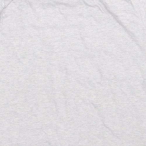 F&F Boys Grey  Polyester Basic T-Shirt Size 4-5 Years Crew Neck Pullover