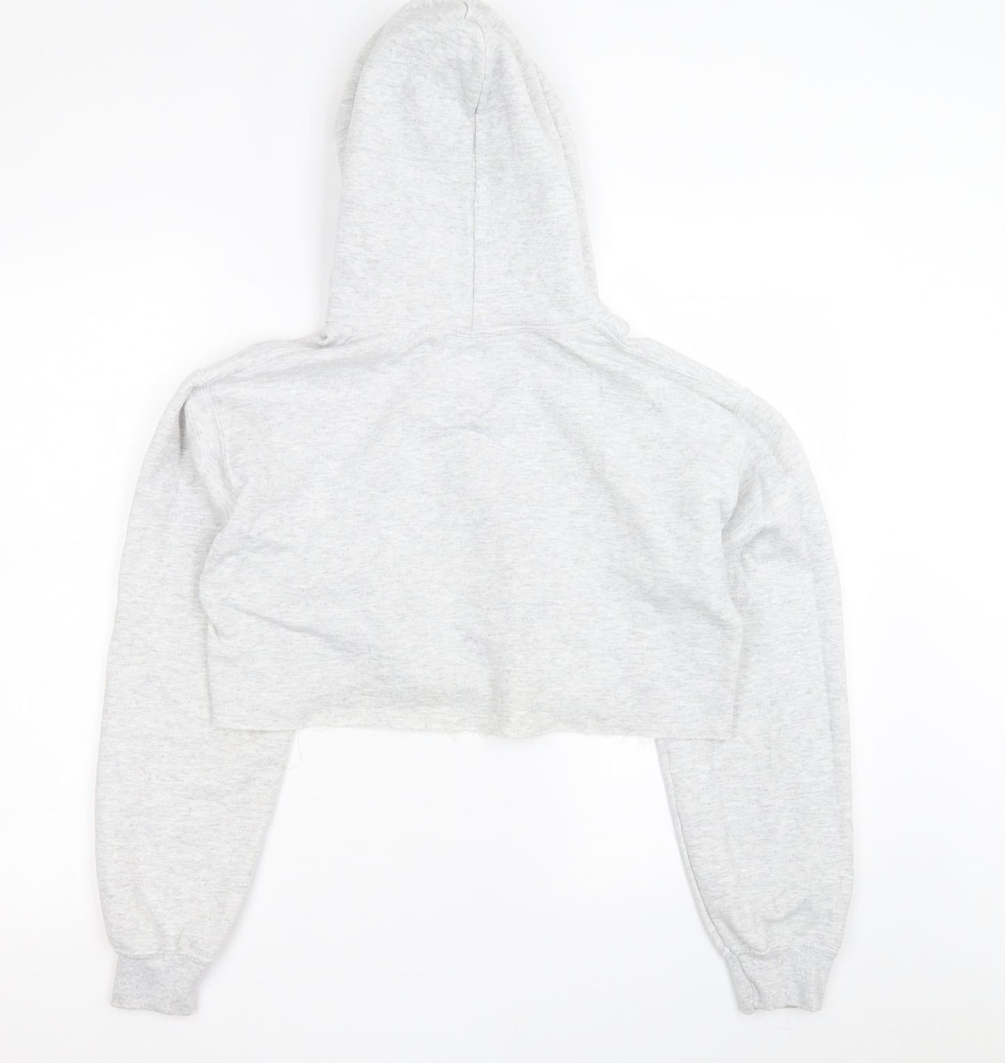MISS EMPIRE Womens Grey  Polyester Pullover Hoodie Size 8  Pullover