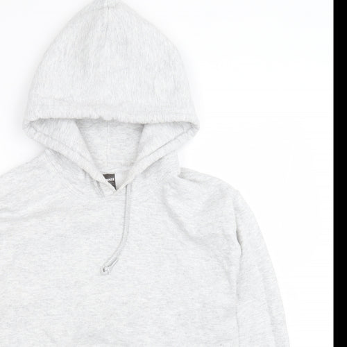 MISS EMPIRE Womens Grey  Polyester Pullover Hoodie Size 8  Pullover