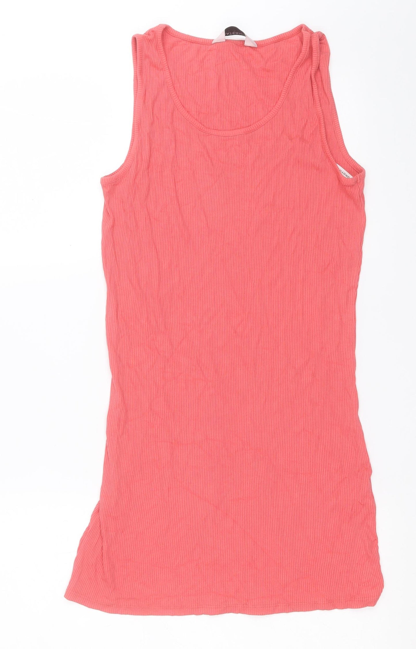 Dorothy Perkins Womens Pink  Viscose Bodycon  Size 14  Crew Neck Pullover