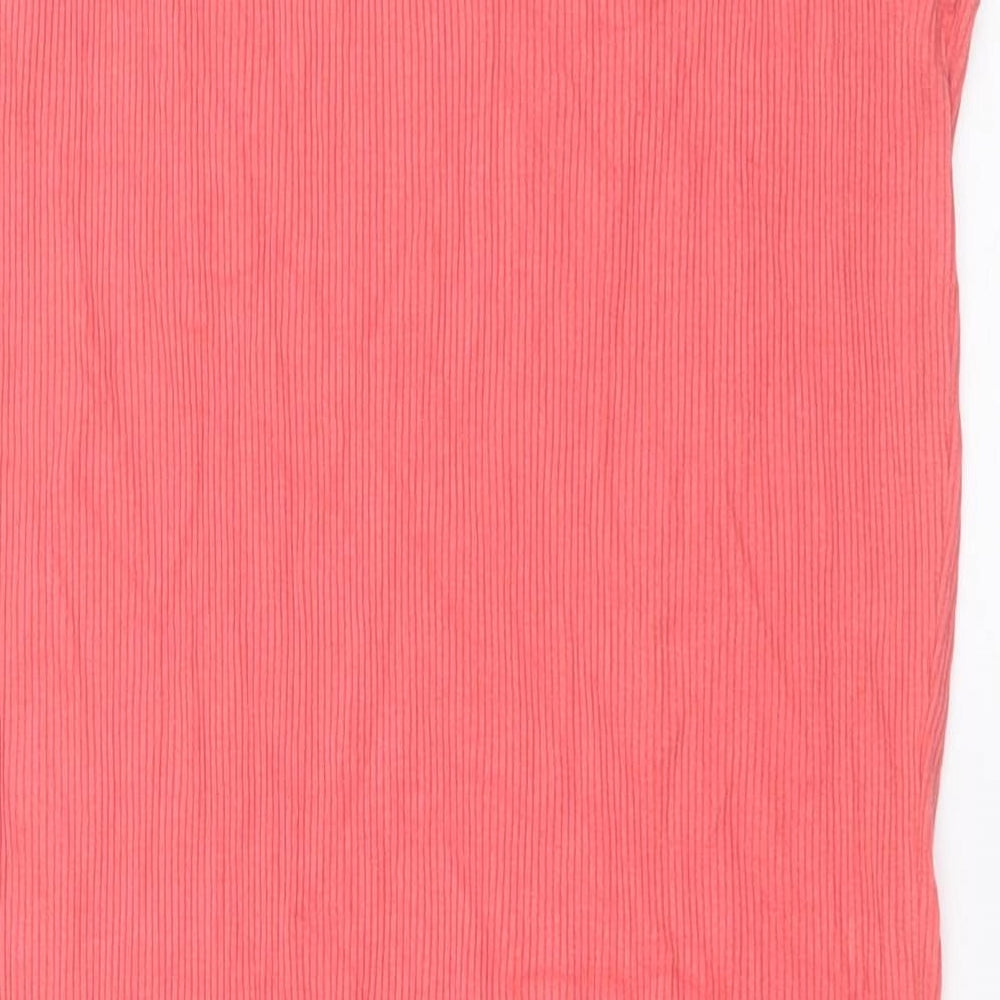 Dorothy Perkins Womens Pink  Viscose Bodycon  Size 14  Crew Neck Pullover