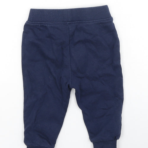 Primark  Boys Blue  Ramie Jogger Leggings Size 9-12 Months