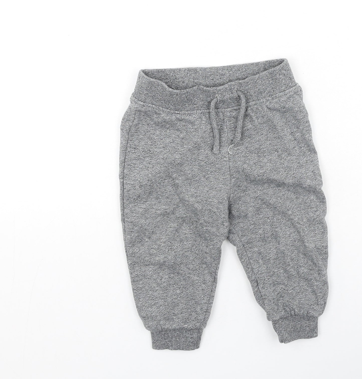 Primark Boys Grey  Cotton Jogger Leggings Size 9-12 Months