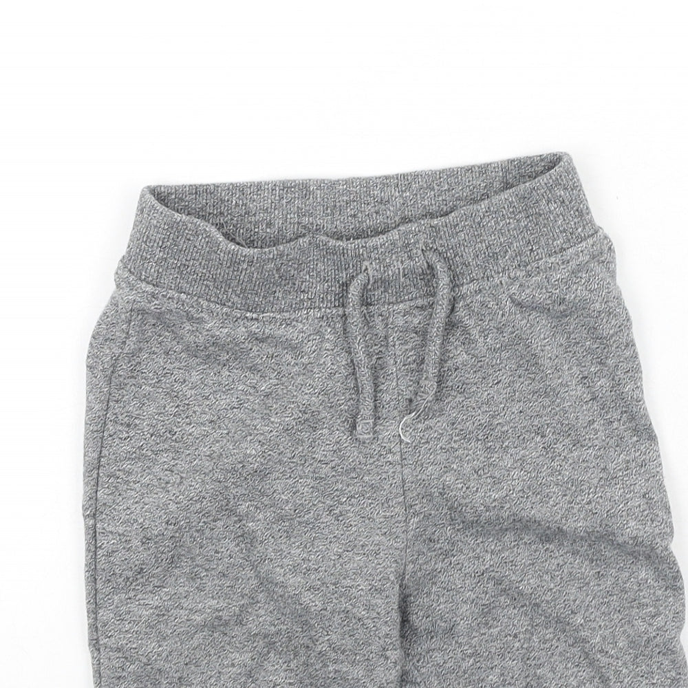 Primark Boys Grey  Cotton Jogger Leggings Size 9-12 Months