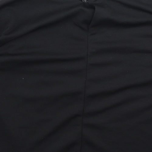 Preworn Boys Black  Polyester Basic Casual Size S Round Neck  - fancy dress
