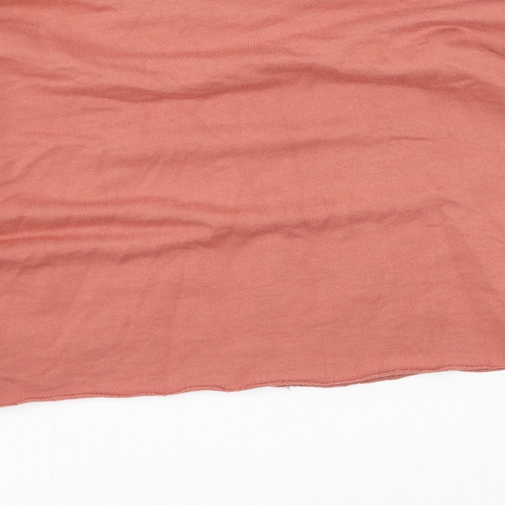 Missguided Womens Orange  Polyester Pullover Sweatshirt Size S