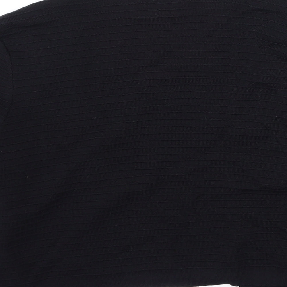 Roman  Womens Black V-Neck  Viscose Cardigan Jumper Size 10