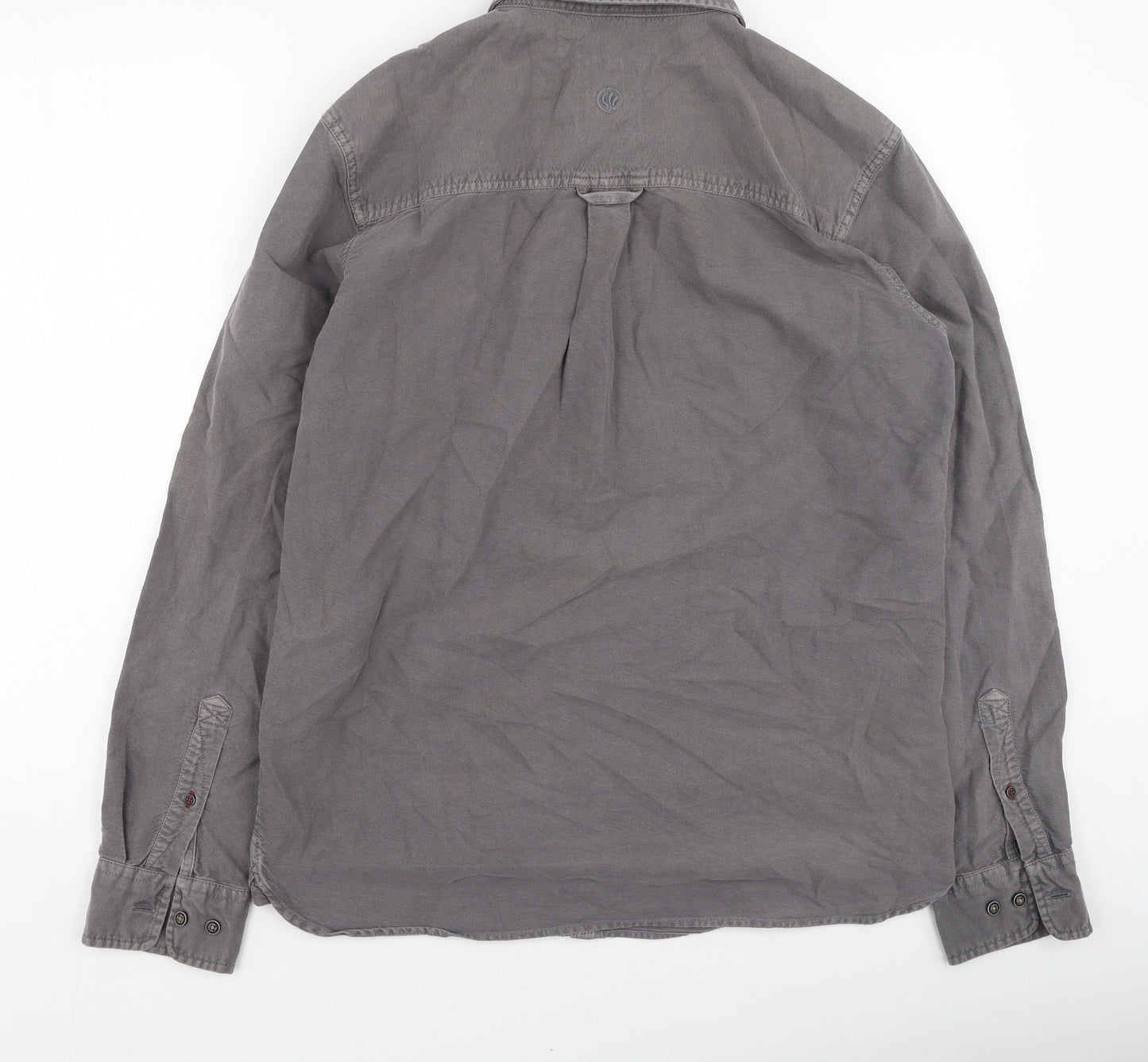 Fat Face Mens Grey  Cotton  Button-Up Size M Collared