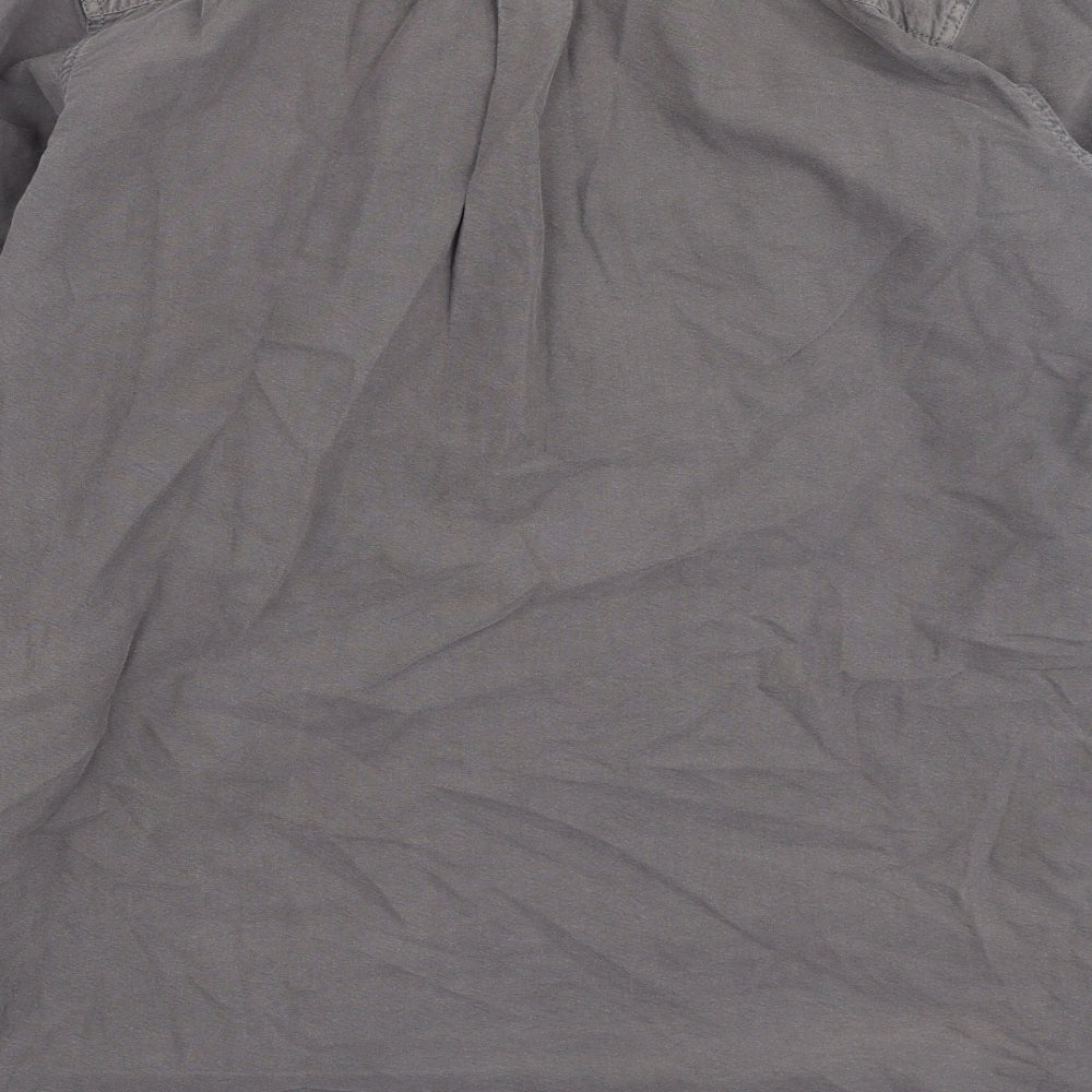 Fat Face Mens Grey  Cotton  Button-Up Size M Collared