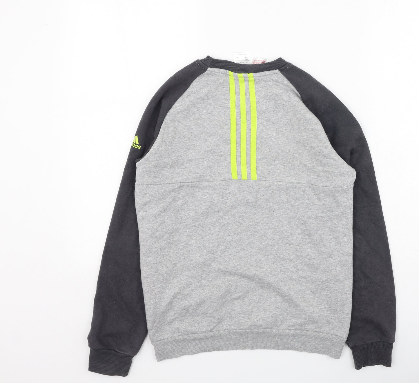 adidas Boys Multicoloured  Cotton Pullover Sweatshirt Size 11-12 Years