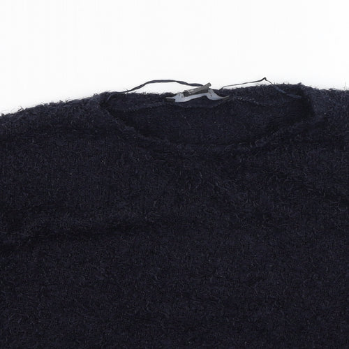 Primark  Womens Blue Round Neck  Polyester Pullover Jumper Size 2XS
