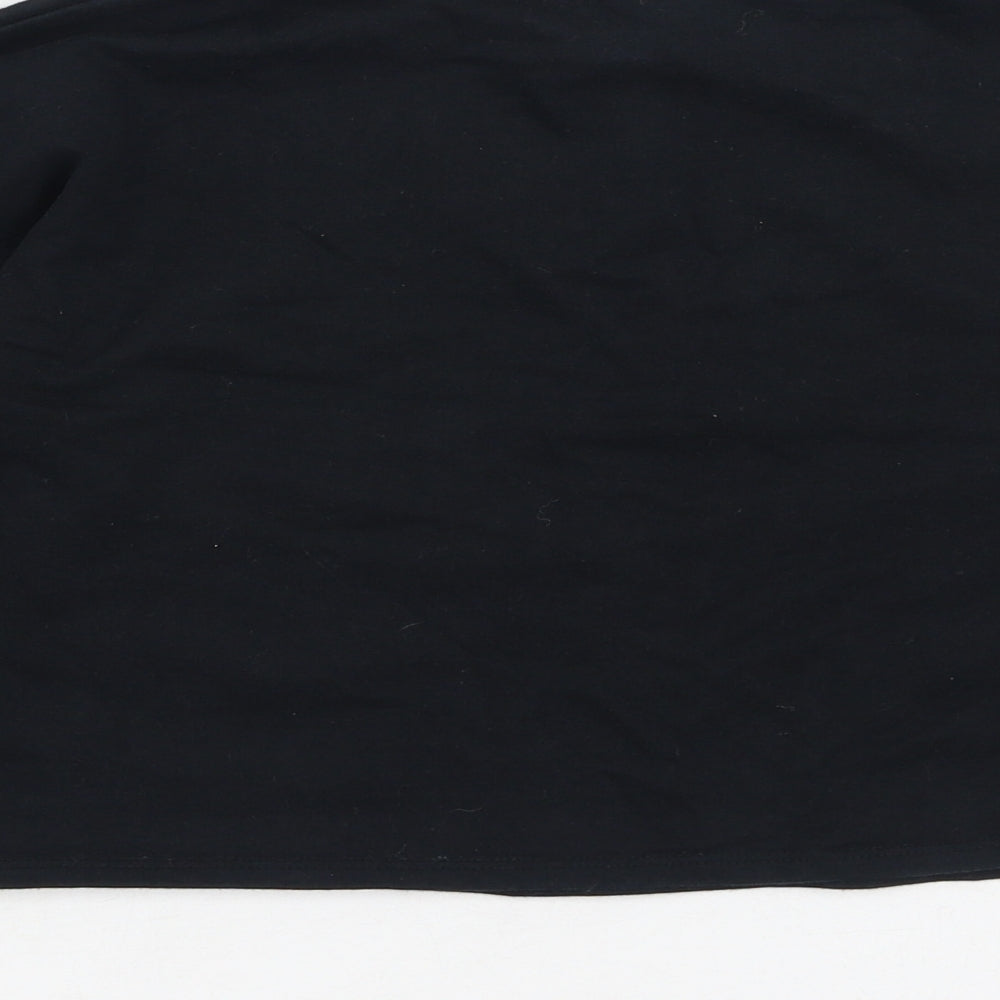 George  Girls Black  Cotton Pullover Sweatshirt Size 11-12 Years