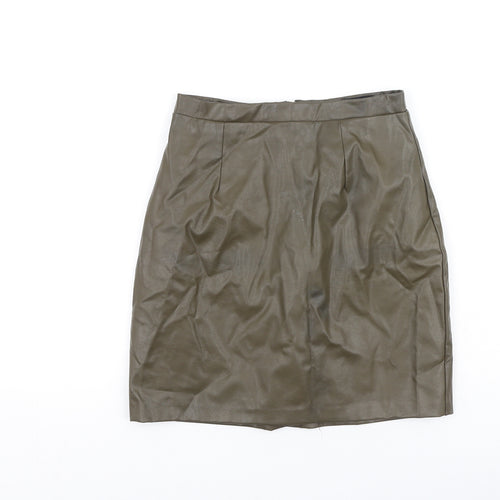 River Island  Womens Green  Polyester Mini Skirt Size 6