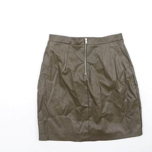 River Island  Womens Green  Polyester Mini Skirt Size 6