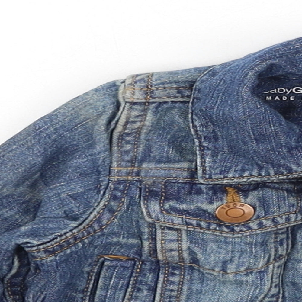 Gap  Girls Blue   Basic Jacket Jacket Size 0-3 Months