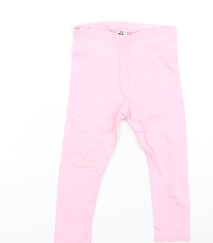 Dunnes Stores Girls Pink Cotton Jegging Jeans Size 2-3 Years Regular