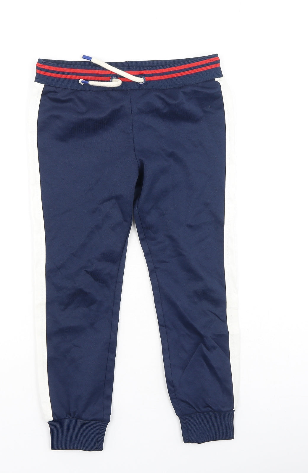 Marks and Spencer Boys Blue  Polyester Jogger Trousers Size 6-7 Years  Regular