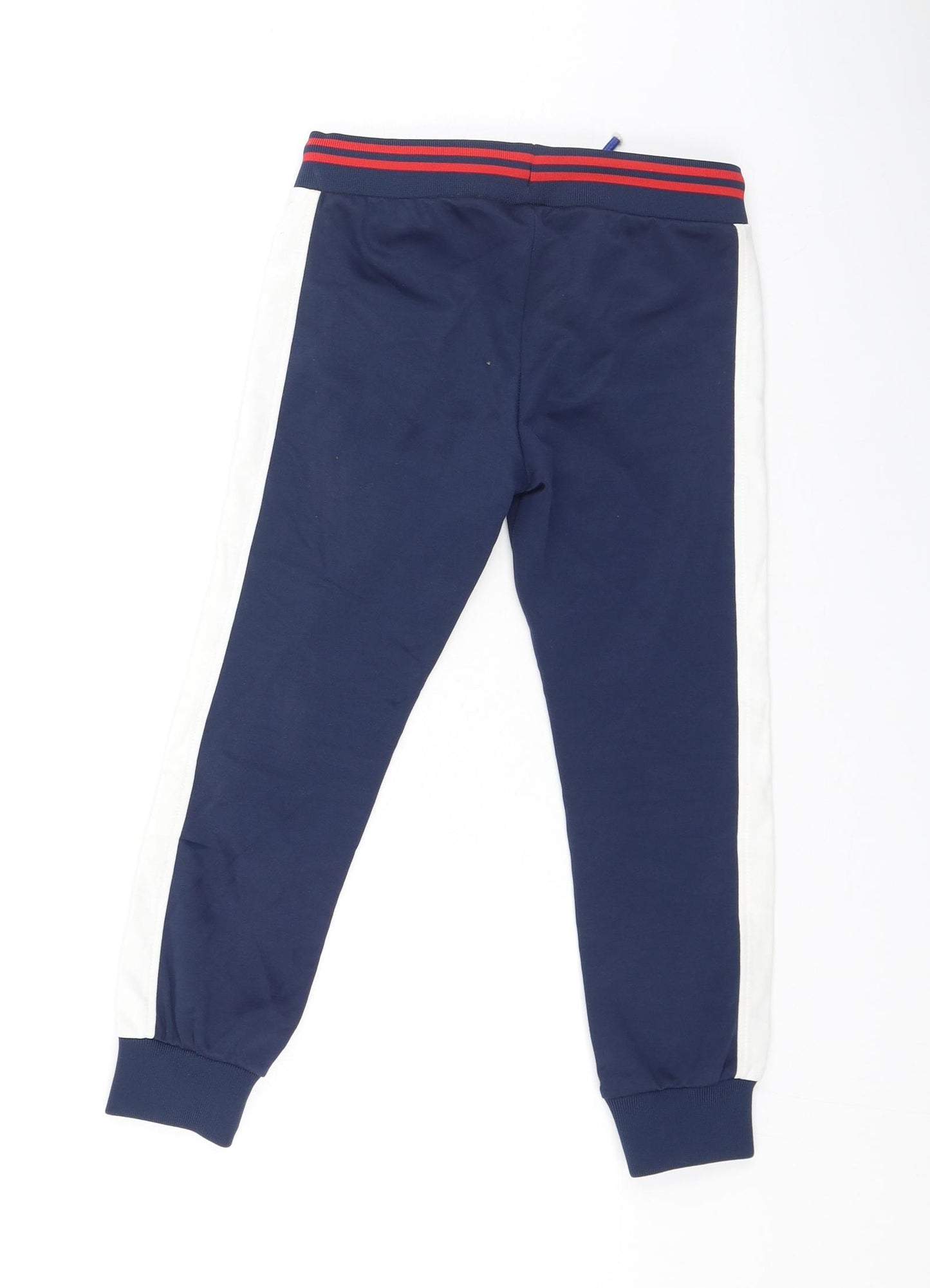 Marks and Spencer Boys Blue  Polyester Jogger Trousers Size 6-7 Years  Regular