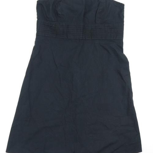 Gap  Womens Black  100% Cotton Fit & Flare  Size 14  Off the Shoulder