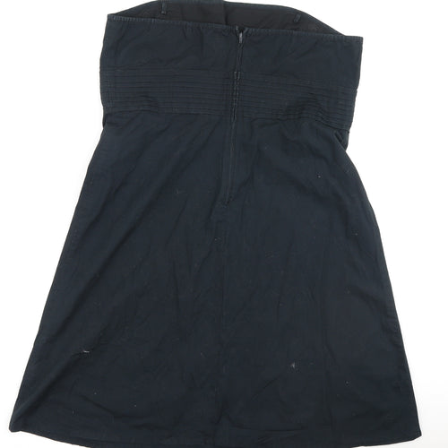 Gap  Womens Black  100% Cotton Fit & Flare  Size 14  Off the Shoulder