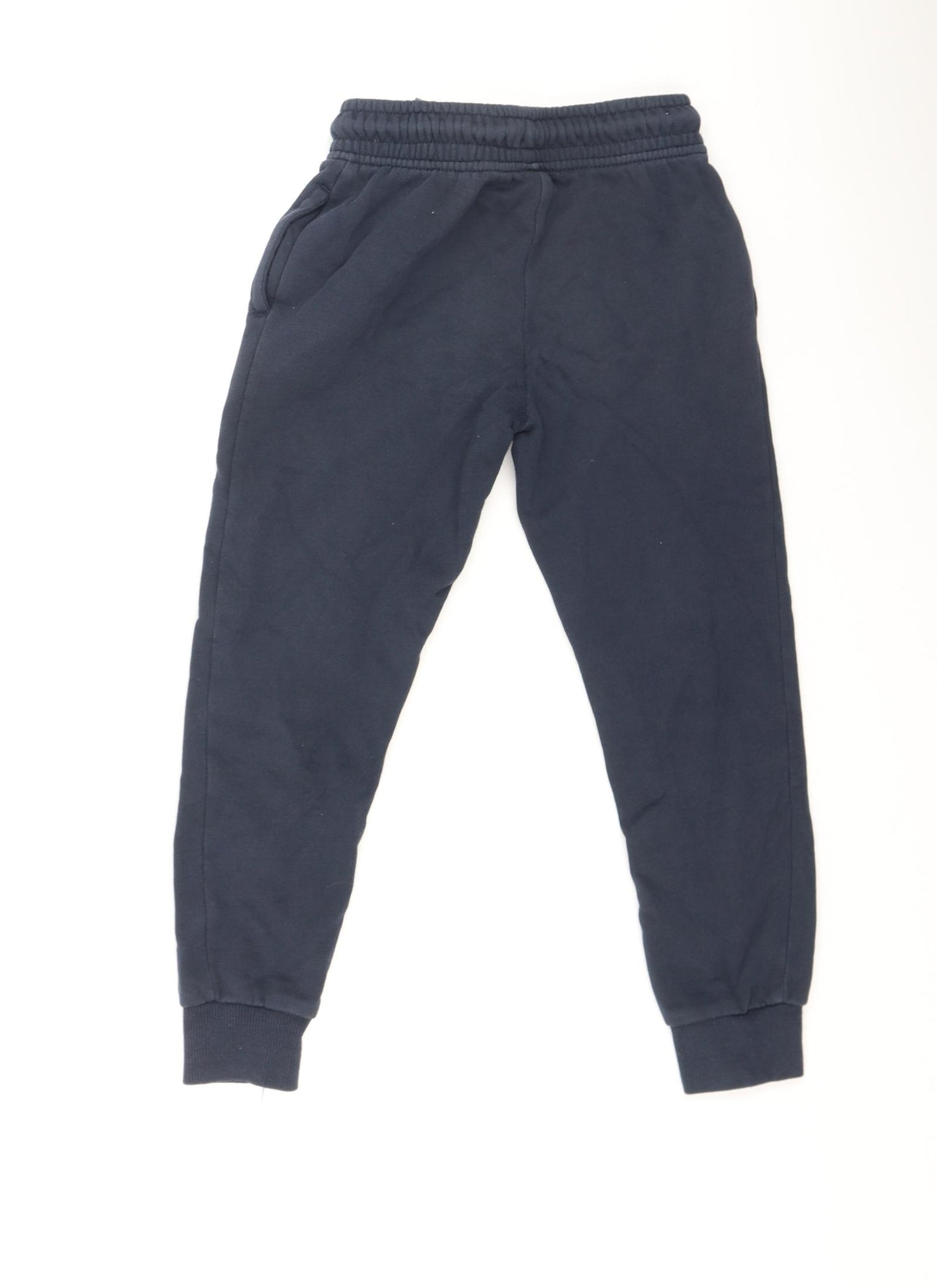 Dunnes Stores Boys Blue  Cotton Jogger Trousers Size 7 Years  Regular