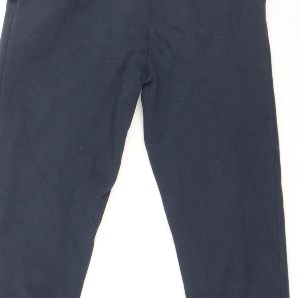 Dunnes Stores Boys Blue  Cotton Jogger Trousers Size 7 Years  Regular