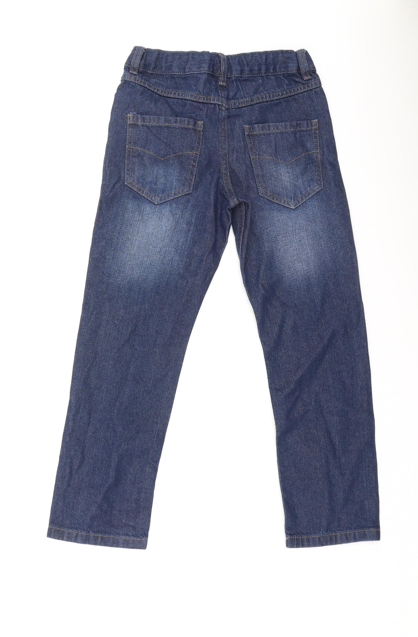 F&F Boys Blue  Cotton Skinny Jeans Size 7-8 Years  Regular