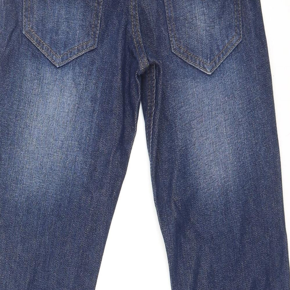 F&F Boys Blue  Cotton Skinny Jeans Size 7-8 Years  Regular