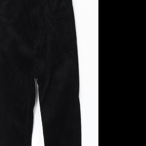 L.O.G.G  Girls Black  Cotton Chino Trousers Size 7 Years  Regular