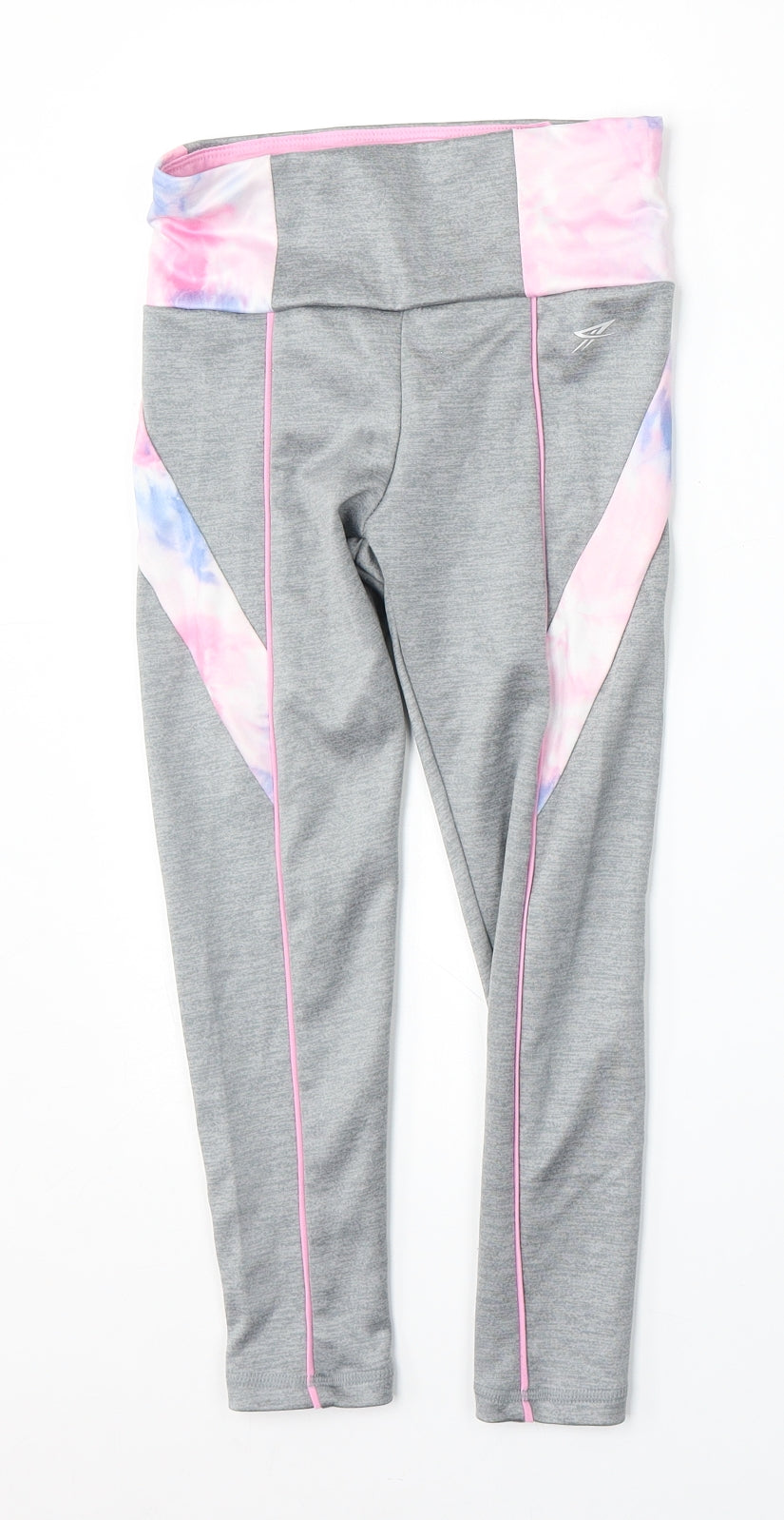Primark Girls Grey  Polyester Jogger Trousers Size 7-8 Years  Regular