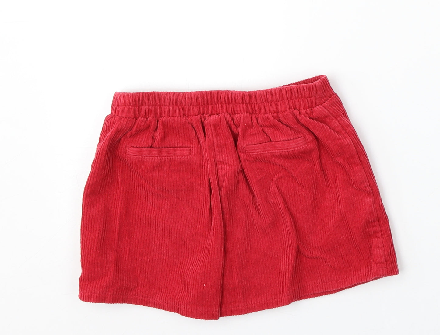 Nutmeg Girls Red  Cotton A-Line Skort Size 6-7 Years  Regular