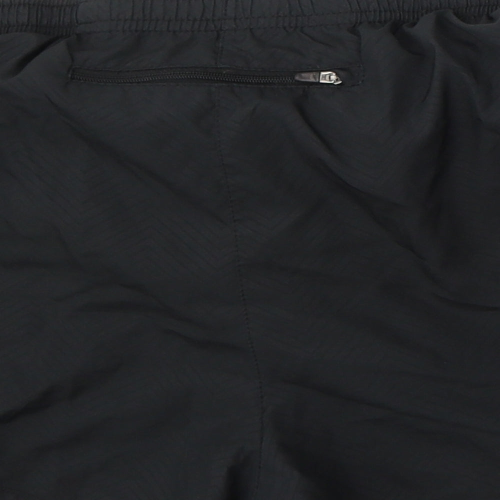 Nike Womens Black  Polyester Athletic Shorts Size M L3 in Regular