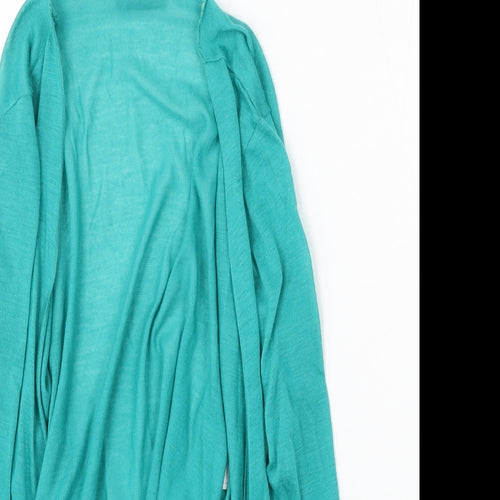 Per Una Womens Green V-Neck  Polyester Cardigan Jumper Size 10