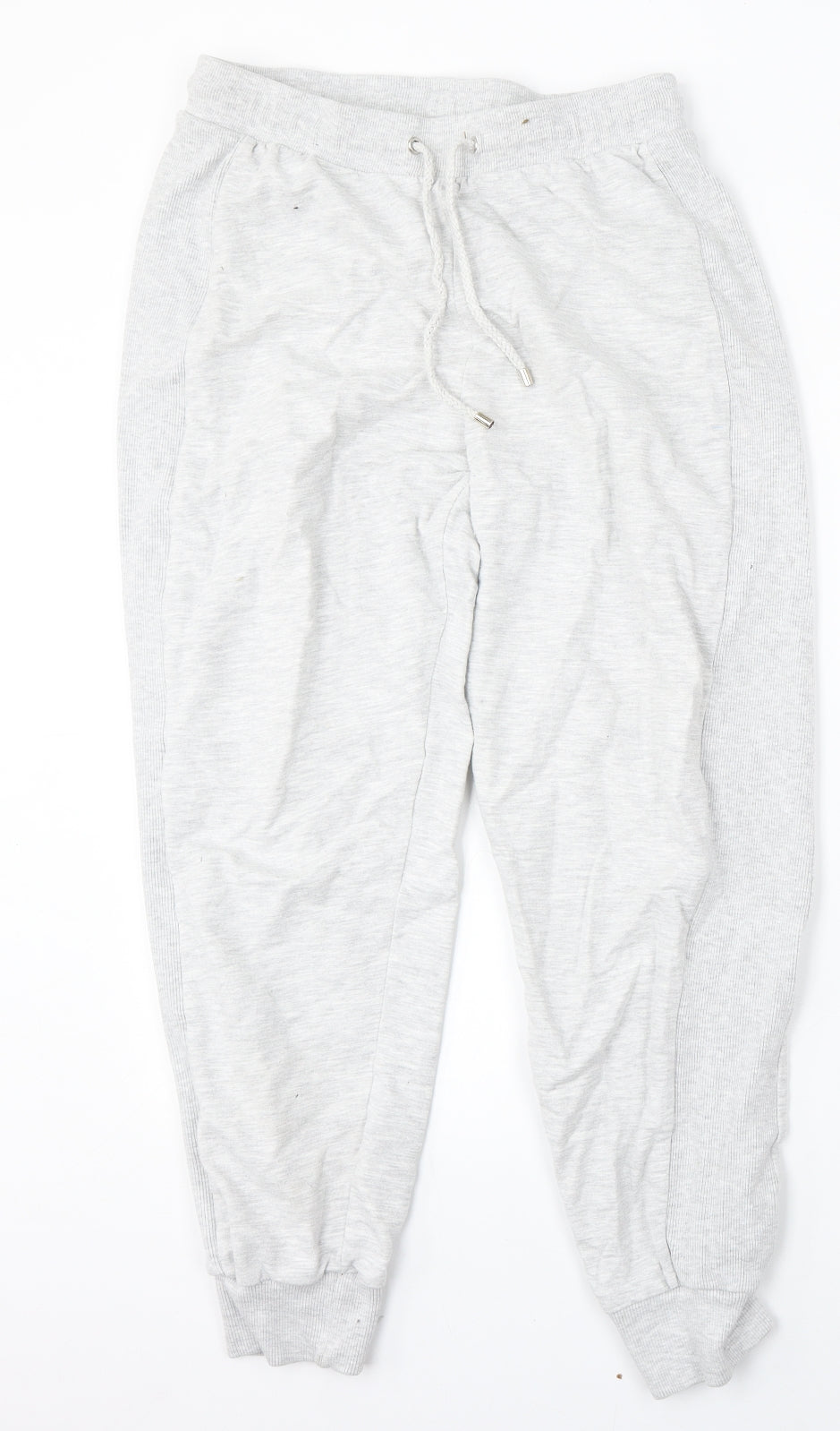 Primark Womens Grey  Polyester Jogger Trousers Size M L28 in Regular