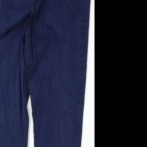 George Womens Blue  Cotton Straight Jeans Size 22 L29 in Regular