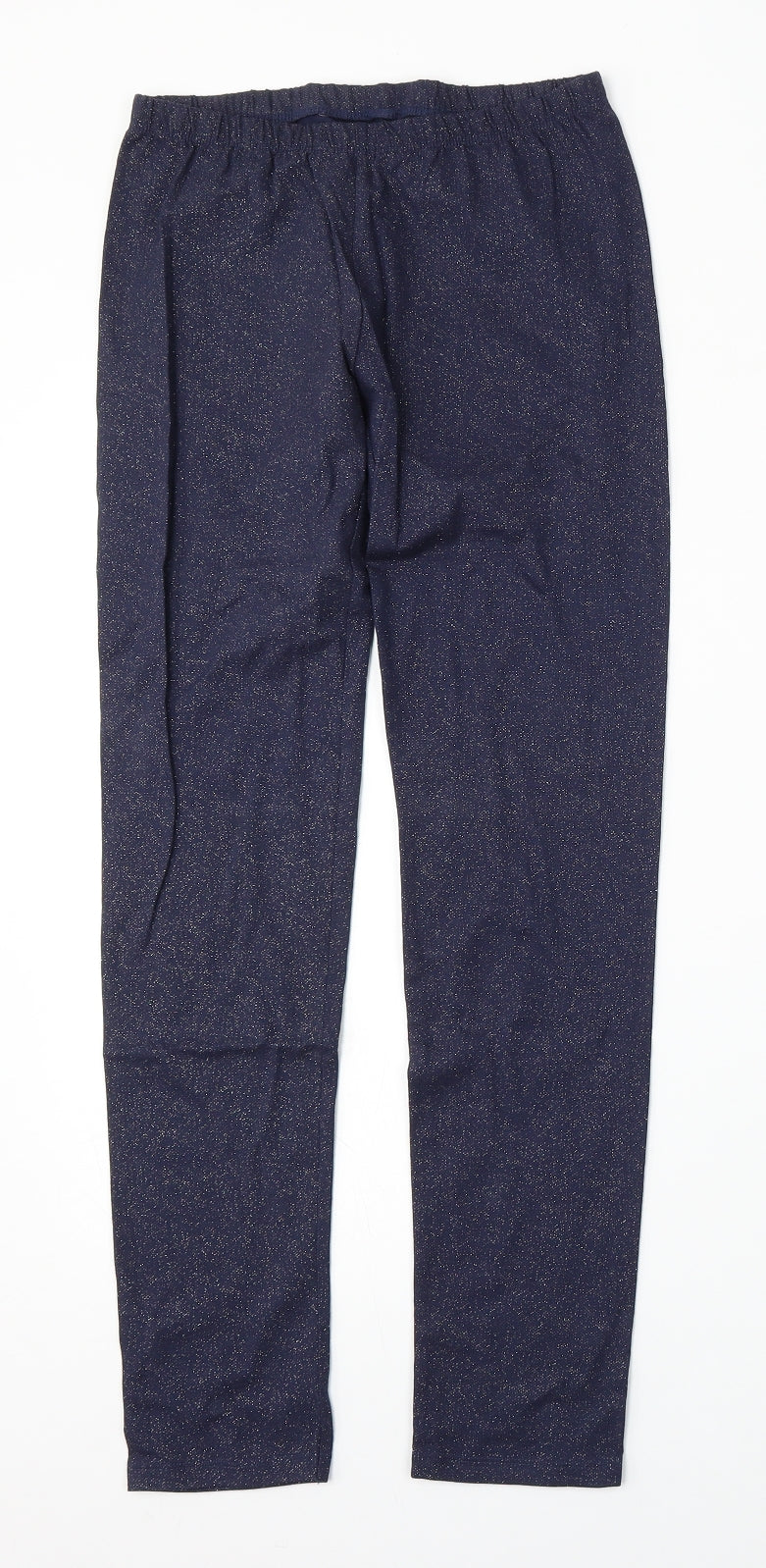 Nutmeg Girls Blue  Cotton Jogger Trousers Size 13-14 Years  Regular