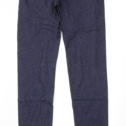 Nutmeg Girls Blue  Cotton Jogger Trousers Size 13-14 Years  Regular