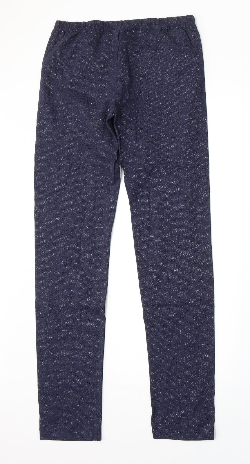Nutmeg Girls Blue  Cotton Jogger Trousers Size 13-14 Years  Regular
