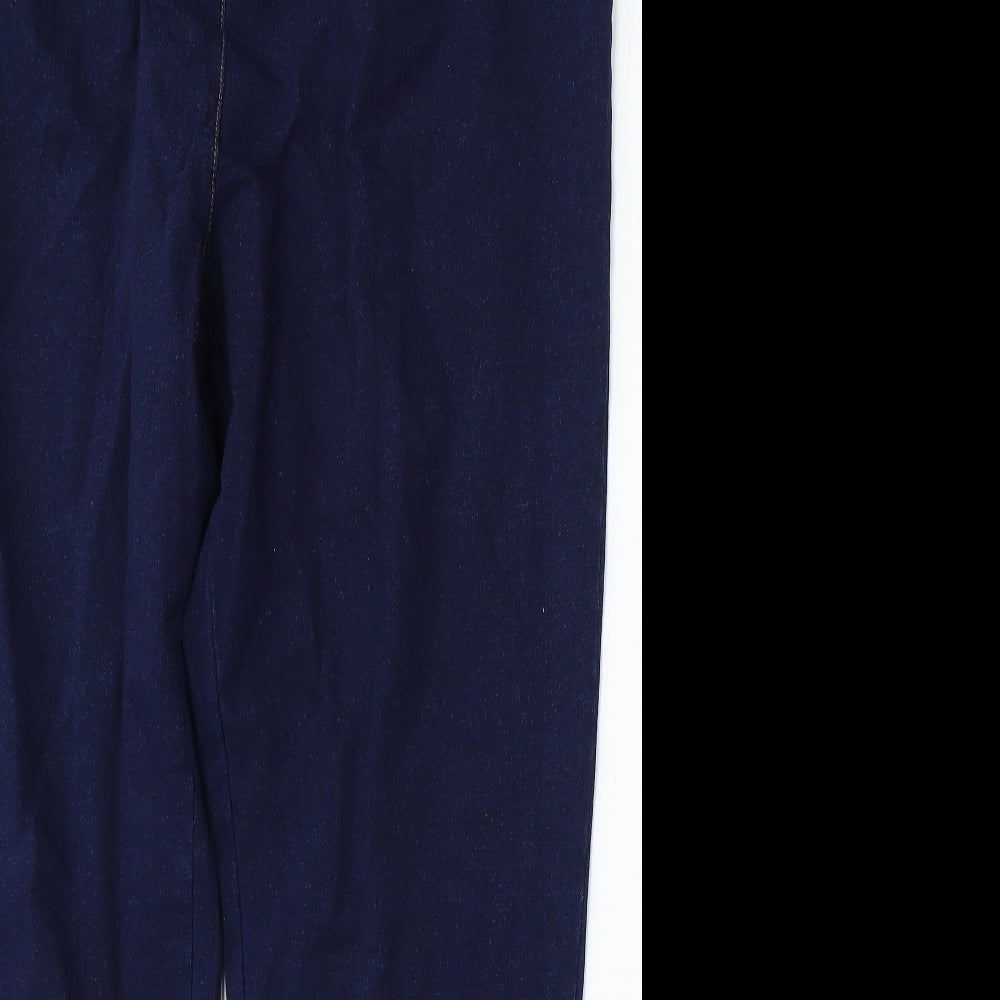 George Womens Blue  Cotton Straight Jeans Size 20 L29 in Regular