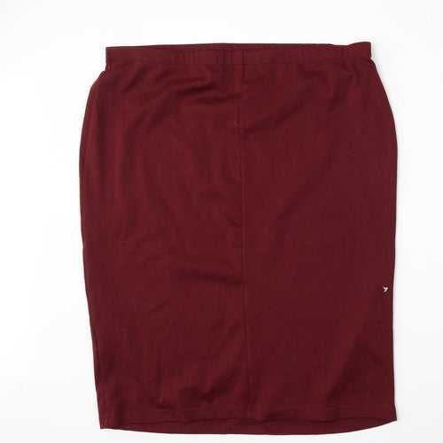 Originals Womens Red  Polyester Straight & Pencil Skirt Size XL