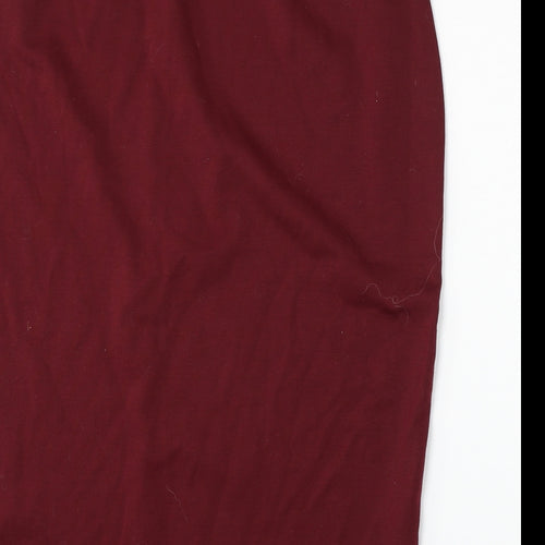Originals Womens Red  Polyester Straight & Pencil Skirt Size XL