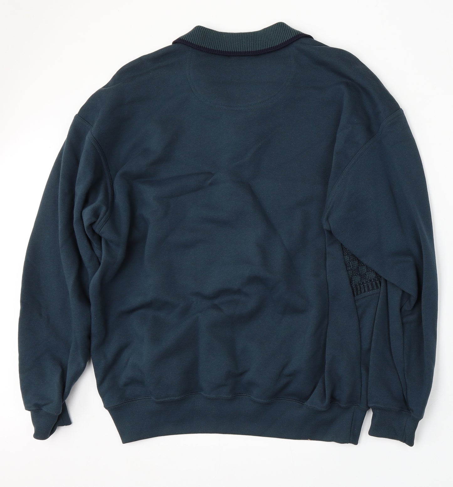 Marks and Spencer Womens Green  Cotton Pullover Sweatshirt Size L