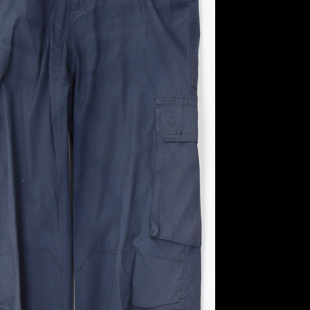 Regatta Mens Blue  Polyester Cargo Trousers Size 36 L31 in Regular