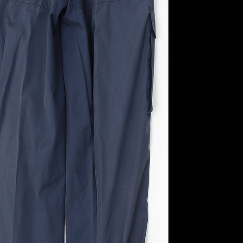Regatta Mens Blue  Polyester Cargo Trousers Size 36 L31 in Regular